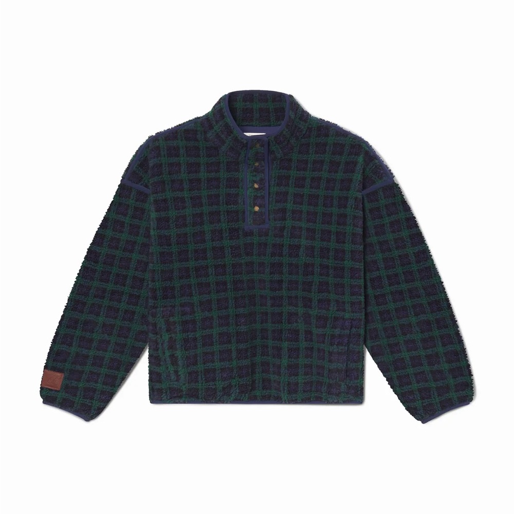 Eleven Eleven - Plaid Fleece Pullover - Picture 3 of 6